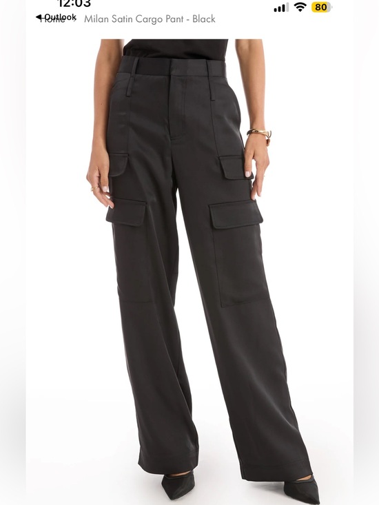 Noli Pants - Milan Satin Cargo Pant